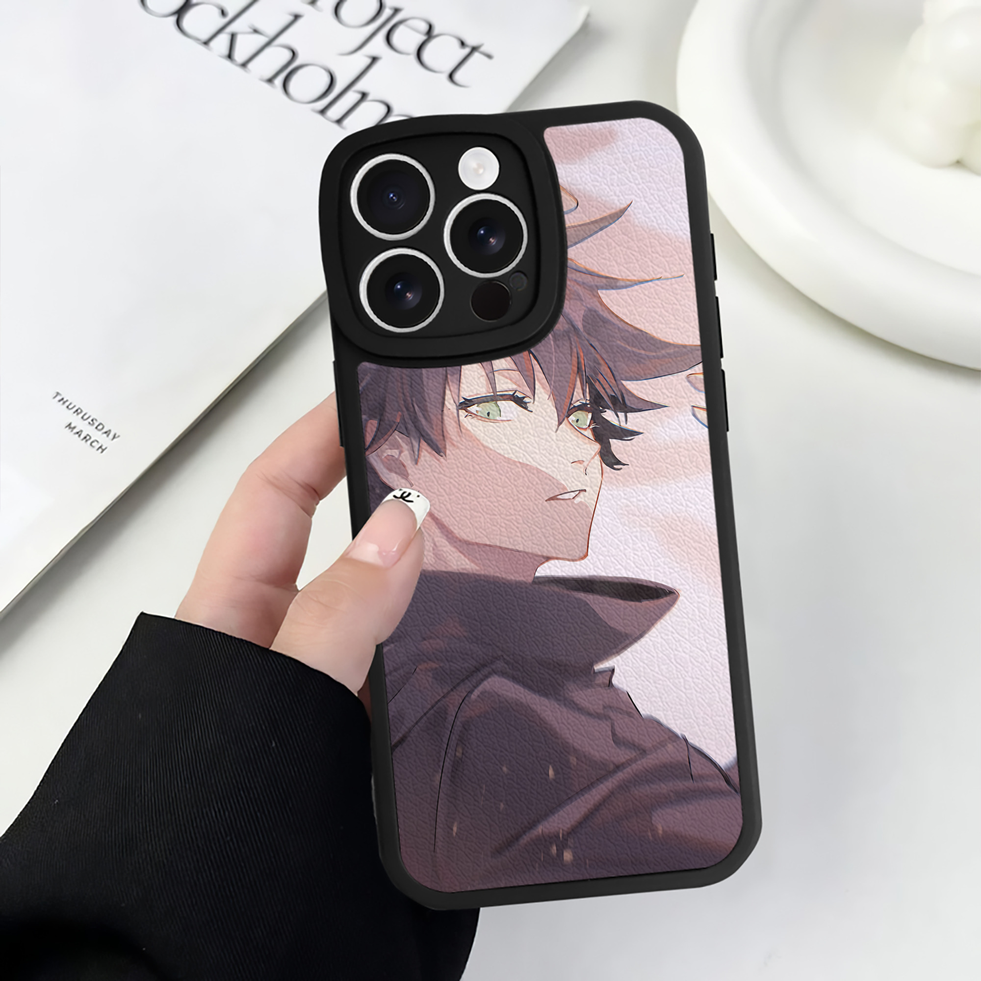 （画像用） SPY×FAMILY间谍家家酒 【iPhone 16シリーズ対応】シリコンスマホケース（レザー調） 材質：シリコン